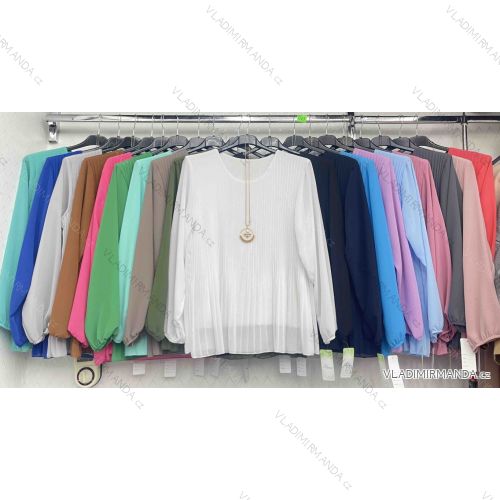 Women's long sleeve shirt tunic (S / M ONE SIZE) ITALIAN FASHION IMWA221096