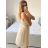 Women's strapless short party dress (S/M ONE SIZE) ITALIAN FASHION IMPSH24C612 pink salmon S/M