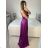 Women's Summer Elegant Strapless Dress (S/M ONE SIZE) ITALIAN FASHION IMPBB23O9187 Wine S/M