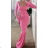Long summer dress with straps for women (S/M ONE SIZE) ITALIAN FASHION IMPBB23S3208