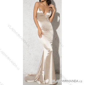Women's Summer Elegant Sparkly Sequin Strap Dress (S/M ONE SIZE) ITALIAN FASHION IMPBB23O3837