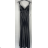 Women's Summer Elegant Sparkly Sequin Strap Dress (S/M ONE SIZE) ITALIAN FASHION IMPBB23O3837