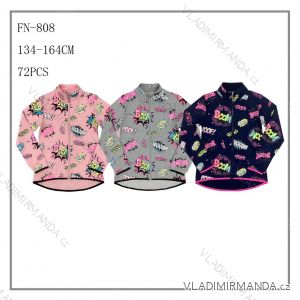 Junior girls' zip-up sweatshirt (134-164) SEASON SEZ24FN-808