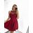 Elegant formal dress with straps for women (S / M ONE SIZE) ITALIAN FASHION IMHMS23139/DU