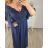 šaty plesové elegantní společenské krátký rukáv dámské nadrozměr (XL/2XL ONE SIZE) ITALSKÁ MÓDA IMM22688 2XL/3XL black