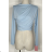 Women's Long Sleeve Crop Top (S/M ONE SIZE) ITALIAN FASHION IMPBB23B10882