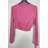Women's Long Sleeve Crop Top (S/M ONE SIZE) ITALIAN FASHION IMPBB23B10882
