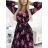 Women's Elegant Chiffon Long Sleeve Dress (S/M ONE SIZE) ITALIAN FASHION IMWCH24010
