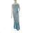 Women's Long Long Sleeve Party Dress (S/M ONE SIZE) ITALIAN FASHION IMM23056 -   turquoise -   S / M
