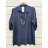 Women's Oversize Long Sleeve Tunic (S/M ONE SIZE) ITALIAN FASHION IMPSH2316090