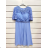 Women's Short Casual Short Sleeve Dress (S/M ONE SIZE) ITALIAN FASHION IMPSH2480707 light green XL/2XL