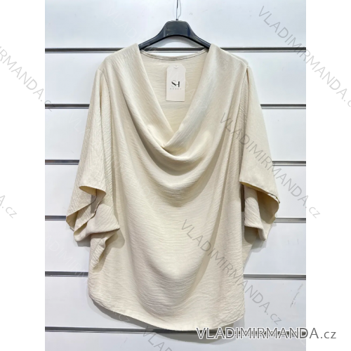 Women's Oversize Short Sleeve Tunic (S/M ONE SIZE) ITALIAN FASHION IMPSH2322161