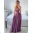 Women's Long Elegant Casual Short Sleeve Dress (M/L ONE SIZE) ITALIAN FASHION IM42380566