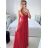 Women's Long Elegant Casual Short Sleeve Dress (M/L ONE SIZE) ITALIAN FASHION IM42380566