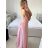 Women's elegant ball gown long straps dress (S / M ONE SIZE) ITALIAN FASHION IMM22650