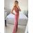 Women's Summer Elegant Sparkly Sequin Strap Dress (S/M ONE SIZE) ITALIAN FASHION IMPBB23O3837