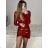 Women's Long Sleeve Sparkly Sequin Party Dress (S/M ONE SIZE) ITALIAN FASHION IMPBB23B24389