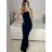 Women's Long Elegant Strapless Dress (S/M ONE SIZE) ITALIAN FASHION IMPMD23333