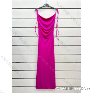 Women's Long Strapless Sequin Party Dress (S/M ONE SIZE) ITALIAN FASHION IMPSH233348