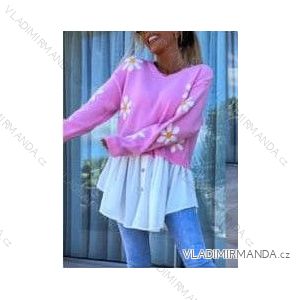 Women's Long Sleeve Sweater (S/M ONE SIZE) ITALIAN FASHION IMM24M24168