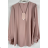 Women's Long Sleeve Tunic Shirt/Shirt (S/M ONE SIZE) ITALIAN FASHION IMPBB23B10305