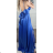 Women's elegant evening dress with straps (S/M ONE SIZE) ITALIAN FASHION IMPBB2480870bl