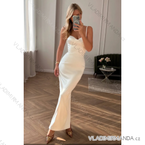 Women's Strapless Long Party Dress (S/M ONE SIZE) ITALIAN FASHION IMPBB23B22631