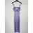 Women's Strapless Long Party Dress (S/M ONE SIZE) ITALIAN FASHION IMPBB23B22631