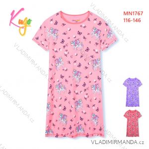 Nightgown short sleeve teenager children girls (116-146) KUGO MN1767