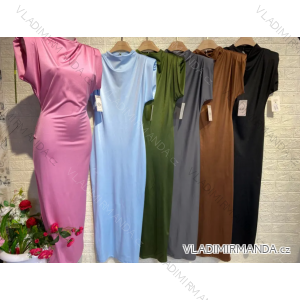Women's Short Sleeve Dress (S/M ONE SIZE) ITALIAN FASHION IMPGM2310665