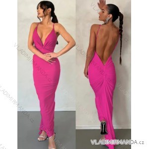 Women's long elegant strapless dress (S/M ONE SIZE) ITALIAN FASHION IMPGM2310921