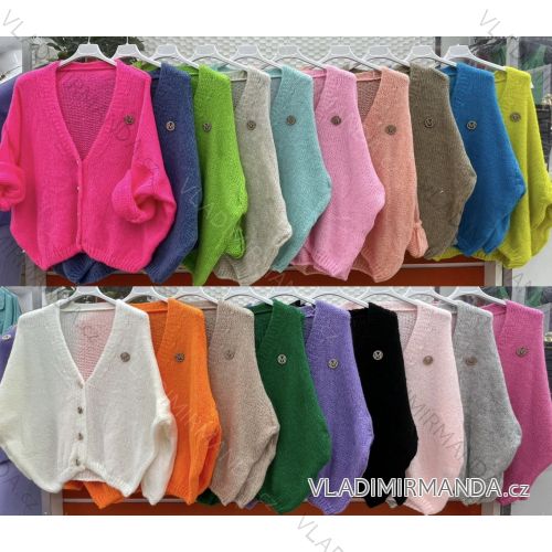Women's Oversize Long Sleeve Sweater (S/M ONE SIZE) ITALIAN FASHION IMWCA23DH2302