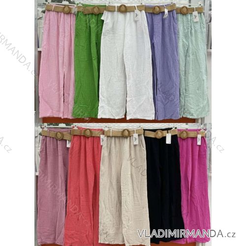 Women's stretch trousers long (S / M ONE SIZE) ITALIAN FASHION IMWB221597