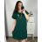 Women's Elegant Glitter Long Sleeve Dress (S/M/L/XL ONE SIZE) ITALIAN FASHION IMBM22010