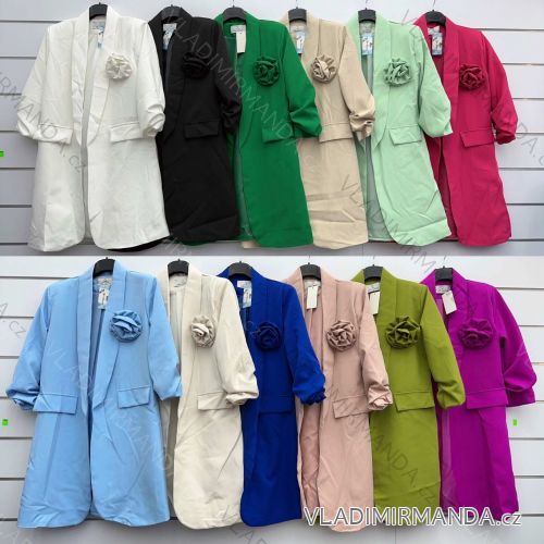 Buttoned Dress with Buttoned Ladies (uni s-m) ITALIAN FASHION IM2203948