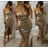 Women's Sleeveless Long Party Dress (S/M ONE SIZE) ITALIAN FASHION IMPLS2323888