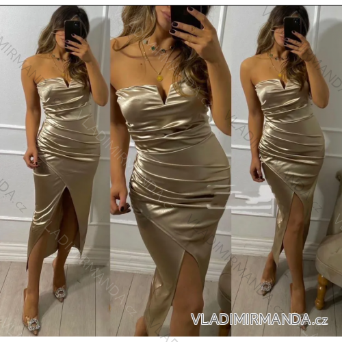 Women's Sleeveless Long Party Dress (S/M ONE SIZE) ITALIAN FASHION IMPLS2323888