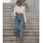 Women's Long Sleeve Croptop (S/M ONE SIZE) ITALIAN FASHION IMPLS2420804