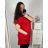 Tunic Dress Oversized Short Sleeve Pendant (UNI S-XL) ITALIAN FASHION IMC20182 -   dark pink
 -   3xl / 4xl