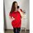 Tunic Dress Oversized Short Sleeve Pendant (UNI S-XL) ITALIAN FASHION IMC20182 -   dark pink
 -   3xl / 4xl