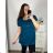 Tunic Dress Oversized Short Sleeve Pendant (UNI S-XL) ITALIAN FASHION IMC20182 -   dark pink
 -   3xl / 4xl