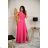 Women's Sleeveless Long Party Dress (34-54) POLISH FASHION PMLMR23MILENA-5 -   dark pink
 -   46