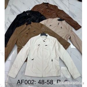Women's Leatherette Jacket Plus Size (48-58) POLISH FASHION PMWD24AF002
