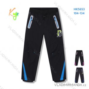 Softshell pants insulated with fleece children's girls and boys(104-134) KUGO HK1803-2