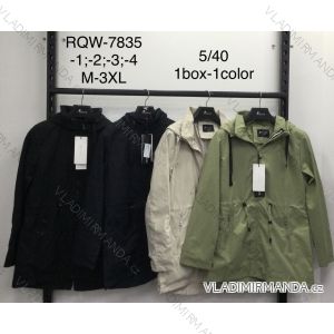 Women's Slim Hooded Jacket Plus Size (M-3XL) NATURE NAT24RQW-7835