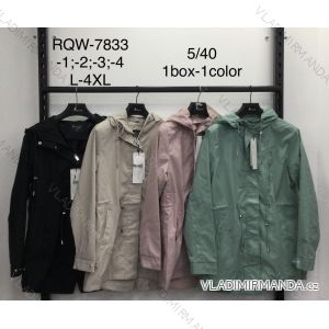 Light jacket with hood women's plus size (L-4XL) NATURE NAT24RQW-7833