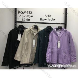 Women's Slim Hooded Jacket Plus Size (52-60) NATURE NAT24RQW-7831
