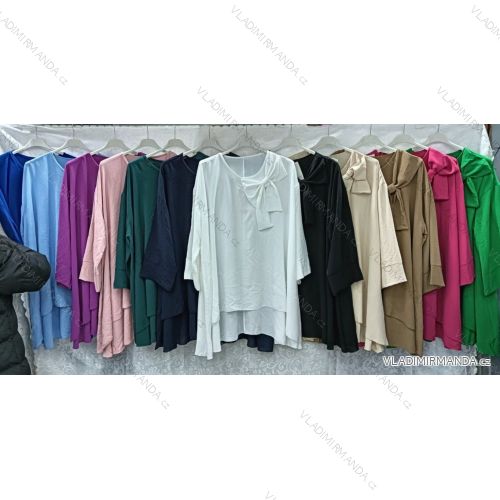 Tunic / blouse long sleeve women's oversized (3XL / 4XL ONE SIZE) ITALIAN FASHION IMWQ2191650