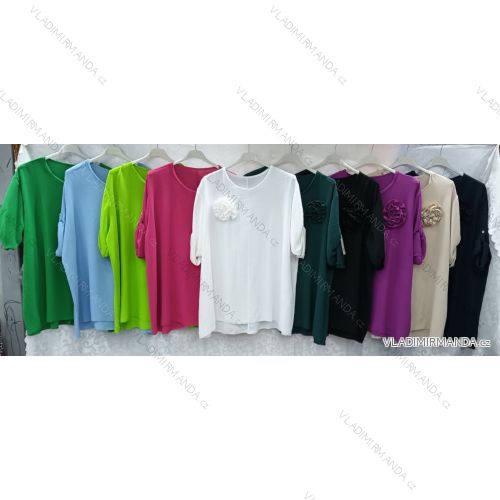 Tunic / blouse long sleeve women's oversized (3XL / 4XL ONE SIZE) ITALIAN FASHION IMWQ2191650