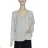 Women's Long Sleeve Knitted Sweater (S/M ONE SIZE) ITALIAN FASHION IMPSH231630 -   black -   S / M